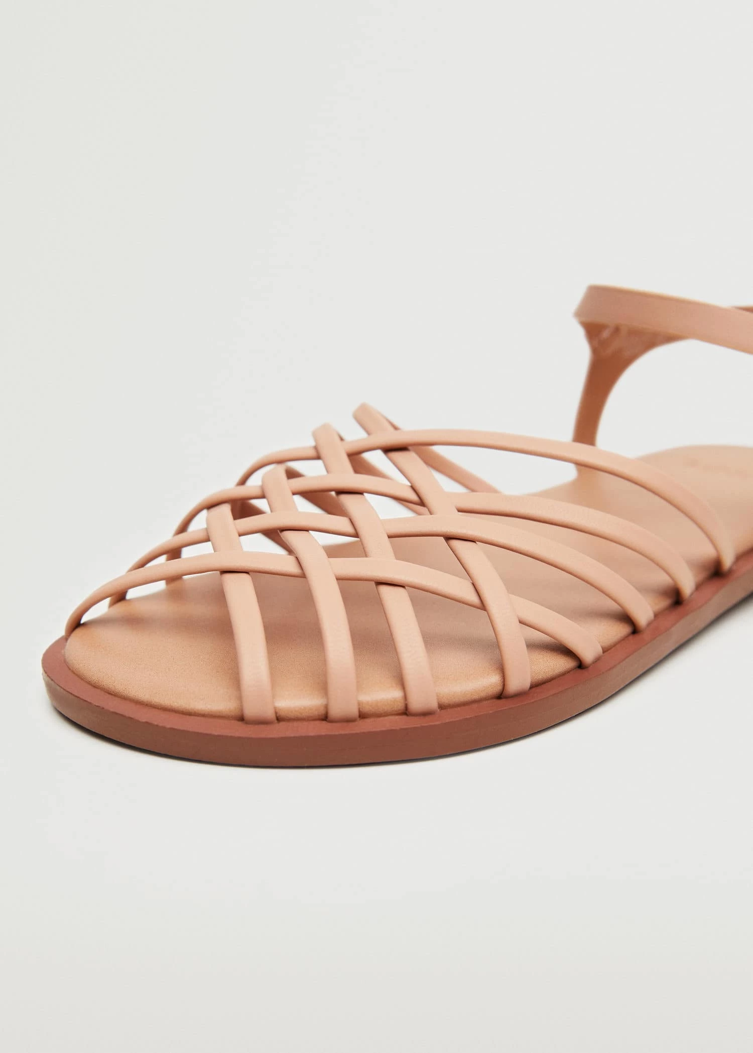 Mango Kids Criss-cross Straps Sandals Silver 5 Mango Kids Criss-cross Straps Sandals Silver - Image 3