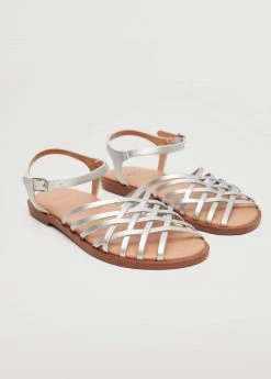 Mango Kids Criss-cross Straps Sandals Silver 18 Mango Kids Criss-cross Straps Sandals Silver -Mango Shoes Sales unnamed file 1702