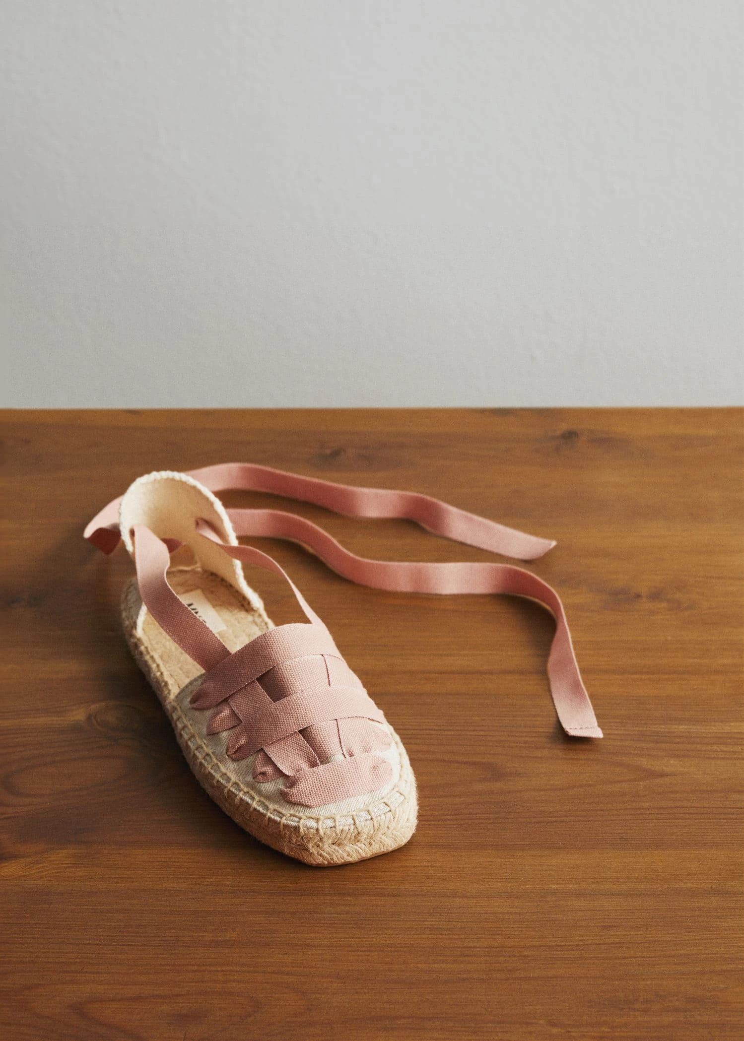 Mango Kids Lace-up Linen Espadrilles Sand 9 Mango Kids Lace-up Linen Espadrilles Sand - Image 8