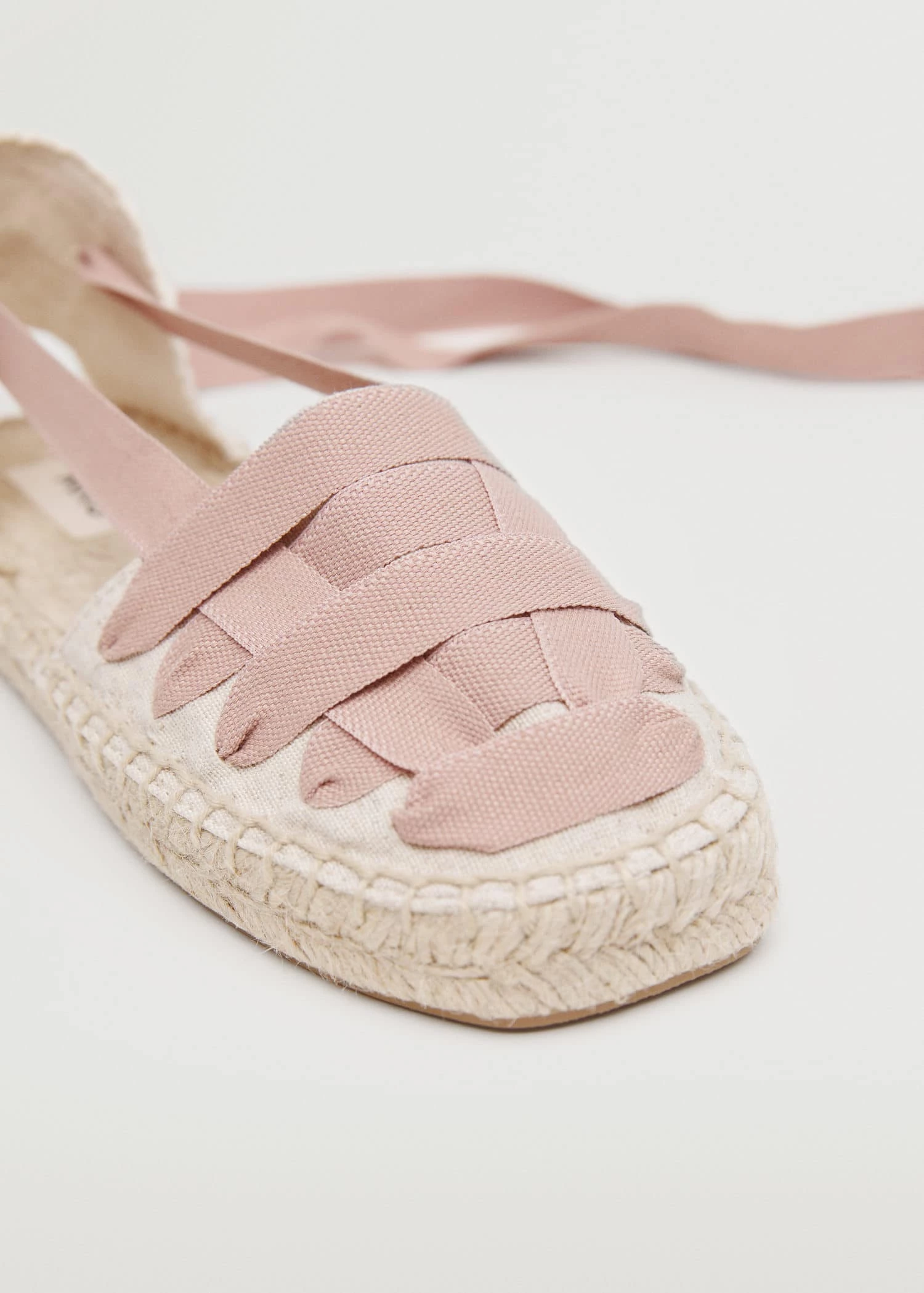 Mango Kids Lace-up Linen Espadrilles Sand 11 Mango Kids Lace-up Linen Espadrilles Sand - Image 10