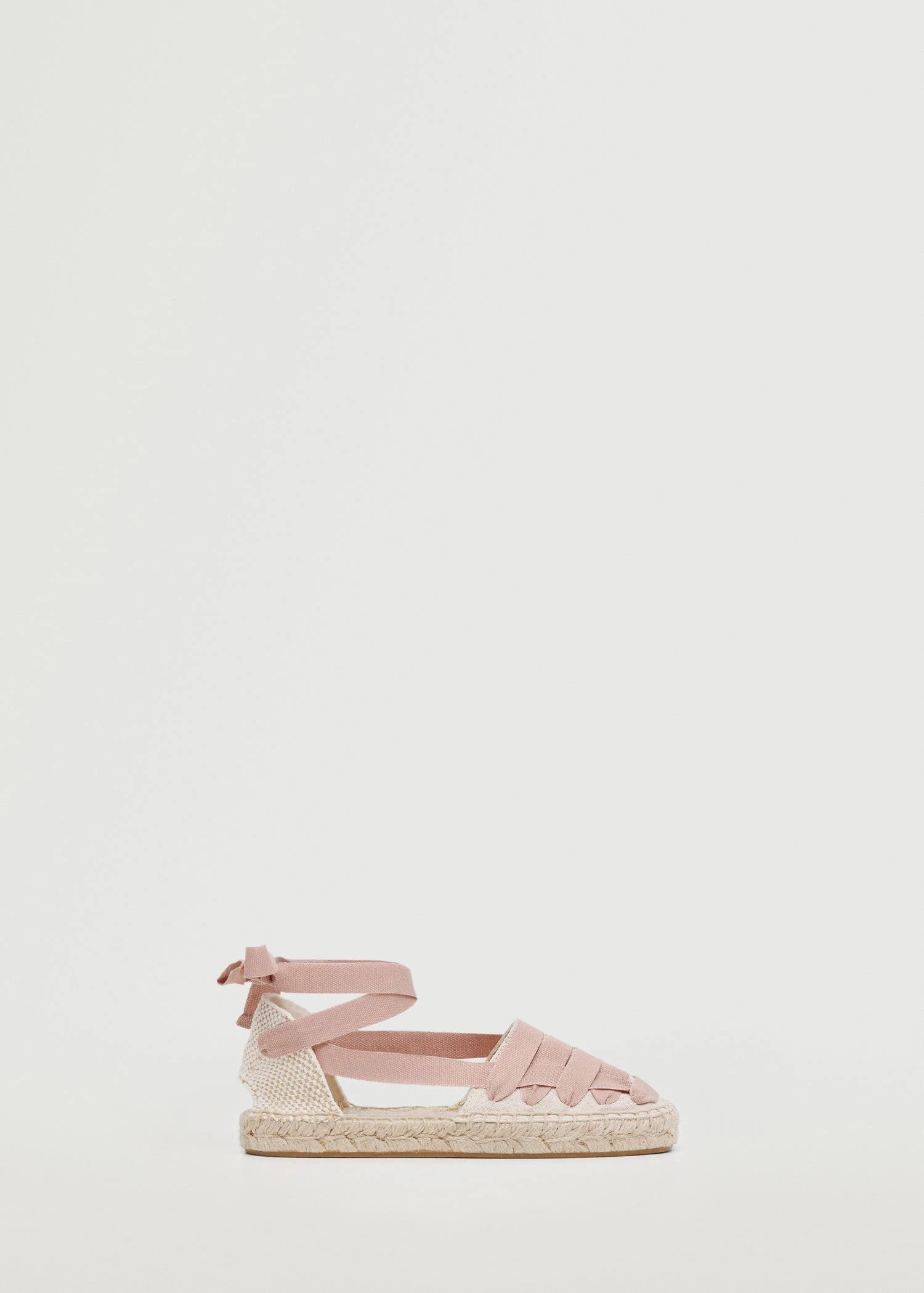 Mango Kids Lace-up Linen Espadrilles Sand 14 Mango Kids Lace-up Linen Espadrilles Sand - Image 13