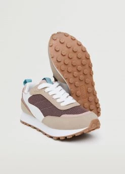 Mango Kids Lace-up Mixed Sneakers Pale Pink 11 Mango Kids Lace-up Mixed Sneakers Pale Pink -Mango Shoes Sales unnamed file 1815