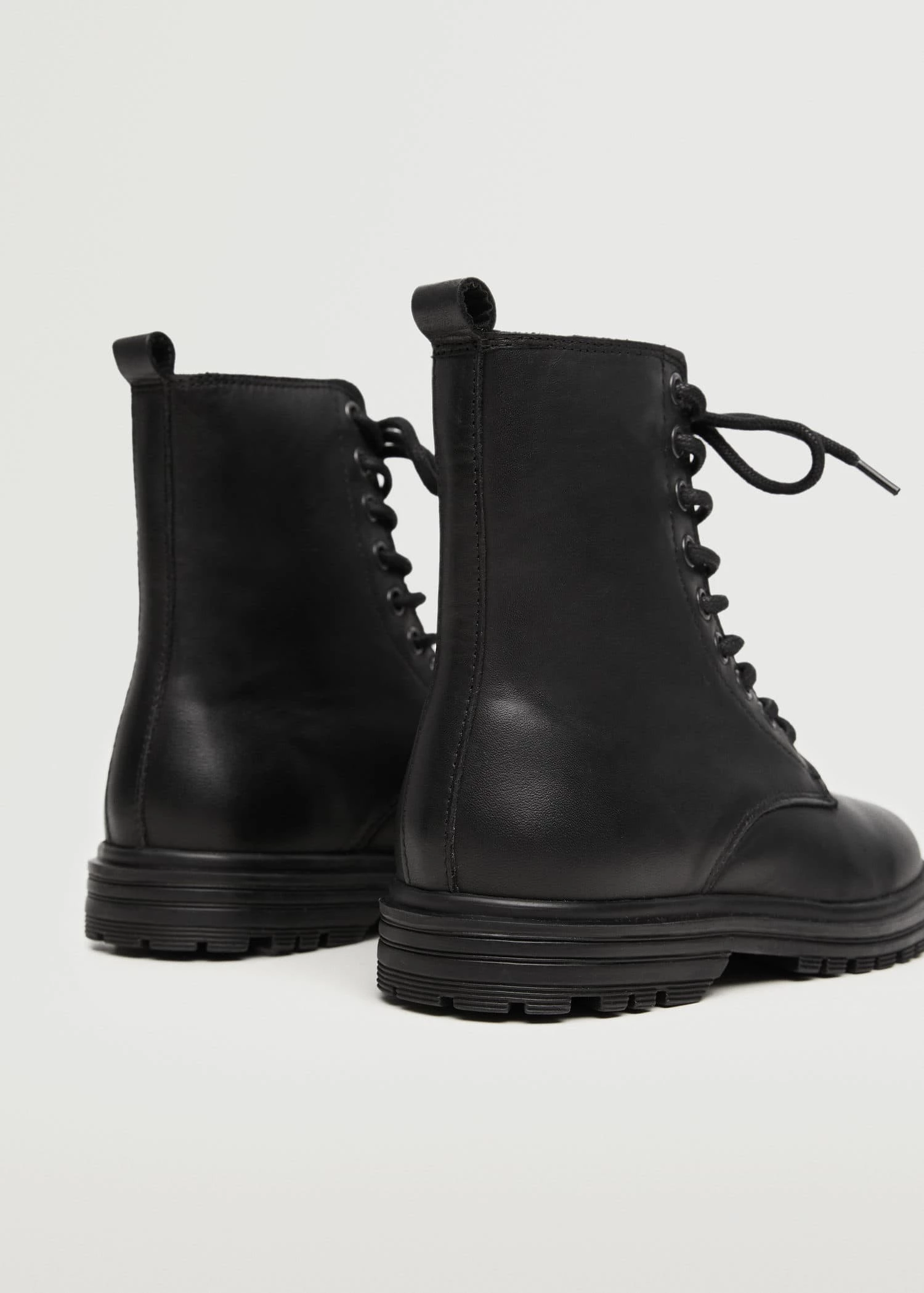 Mango Kids Lace-up Boots Black 4 Mango Kids Lace-up Boots Black - Image 2