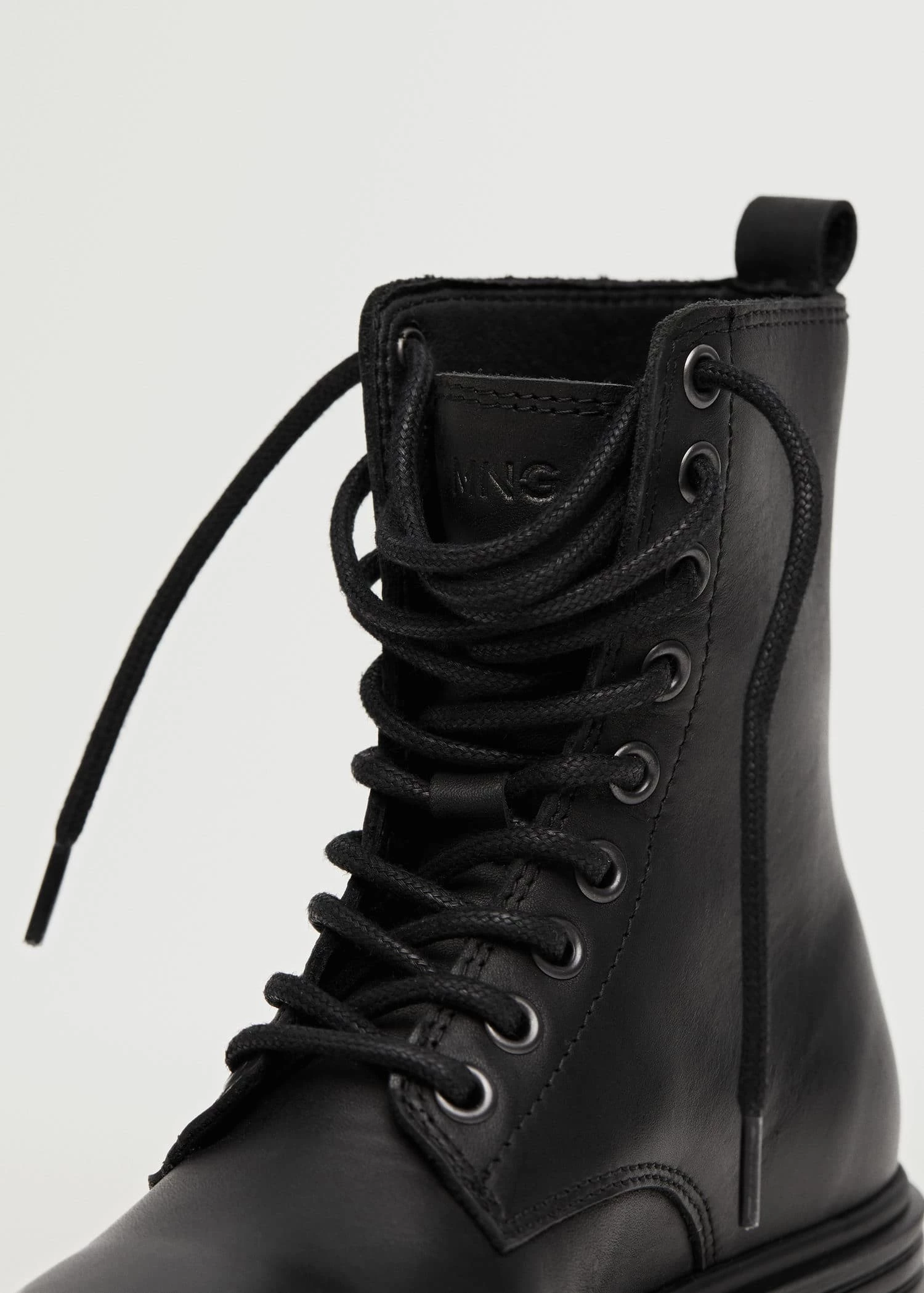 Mango Kids Lace-up Boots Black 5 Mango Kids Lace-up Boots Black - Image 3