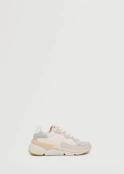 Mango Kids Lace-up Mixed Sneakers White -Mango Shoes Sales unnamed file 1859