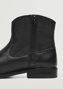 Mango Kids Leather Cowboy Ankle Boots Black 13 Mango Kids Leather Cowboy Ankle Boots Black -Mango Shoes Sales unnamed file 1872