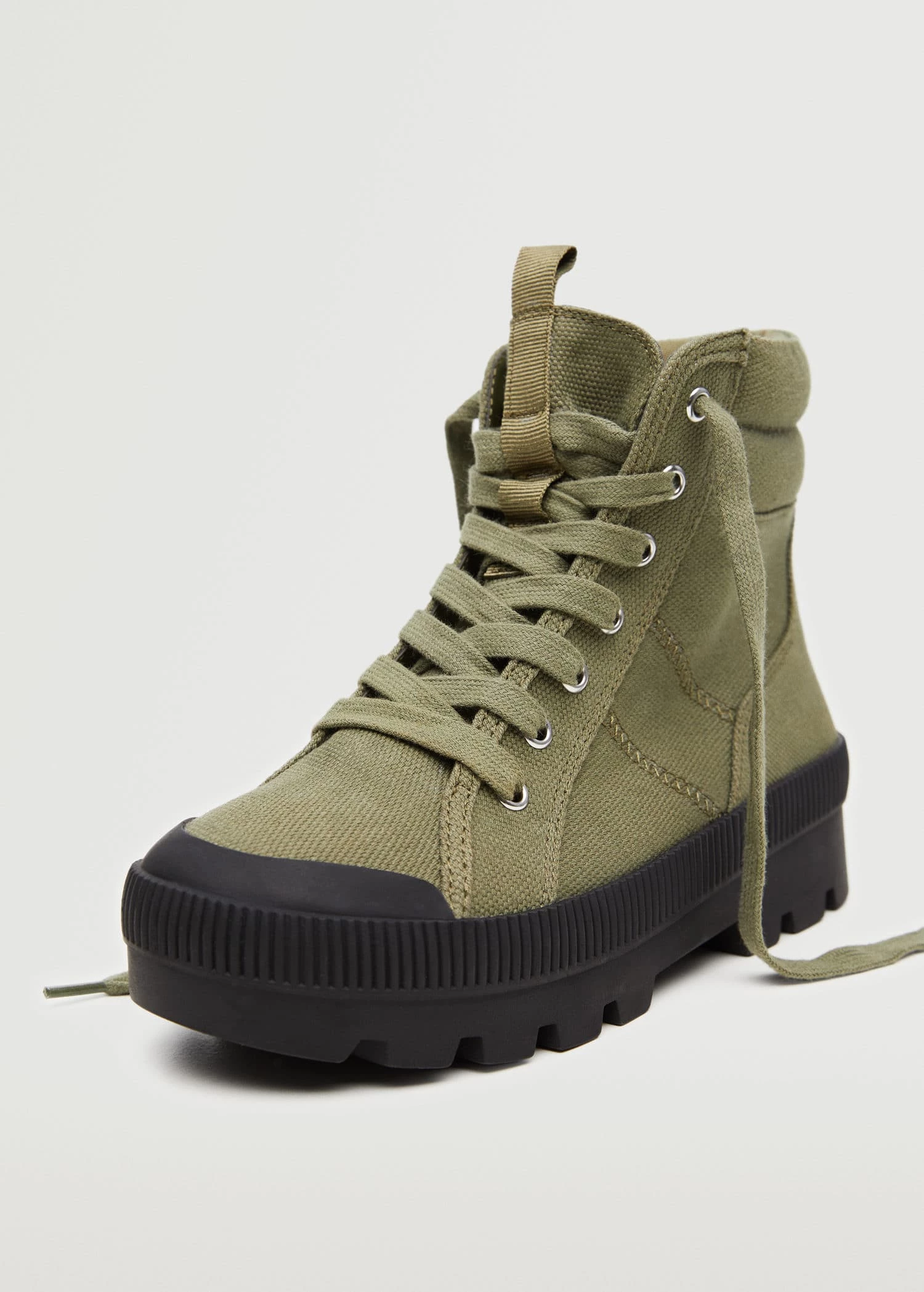 Mango Kids Track Outsole Boots Khaki 5 Mango Kids Track Outsole Boots Khaki - Image 4