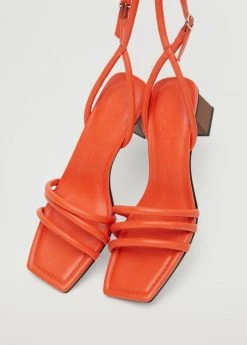 Heel Strips Sandals Beige