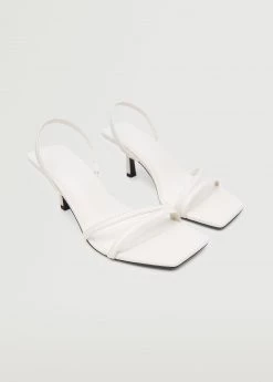 Heel Leather Sandals White 21 Heel Leather Sandals White -Mango Shoes Sales unnamed file 283