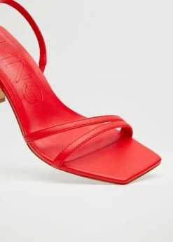 Heel Leather Sandals White 34 Heel Leather Sandals White -Mango Shoes Sales unnamed file 296