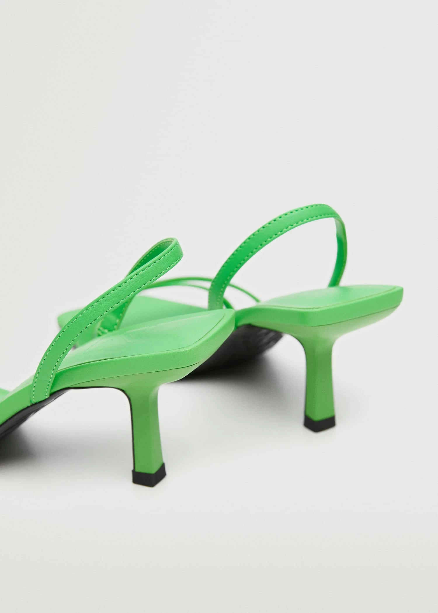 Heel Leather Sandals White 19 Heel Leather Sandals White - Image 17