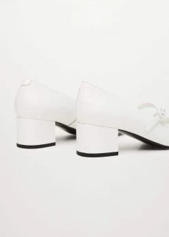 Heel Leather Shoes White 10 Heel Leather Shoes White -Mango Shoes Sales unnamed file 3