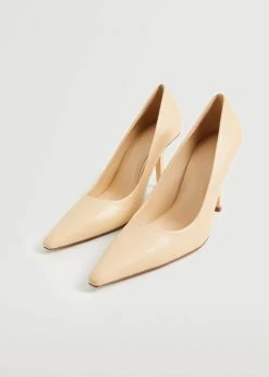 Leather Pumps Beige 18 Leather Pumps Beige -Mango Shoes Sales unnamed file 332