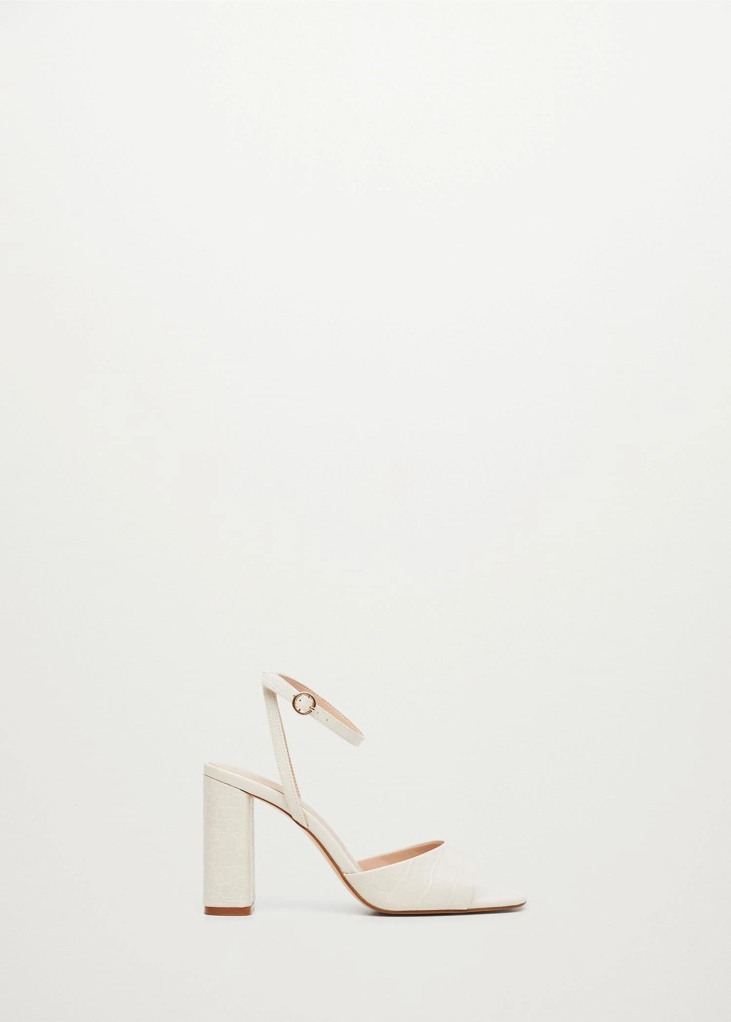 Ankle-cuff Heeled Sandals Beige 4 Ankle-cuff Heeled Sandals Beige - Image 2