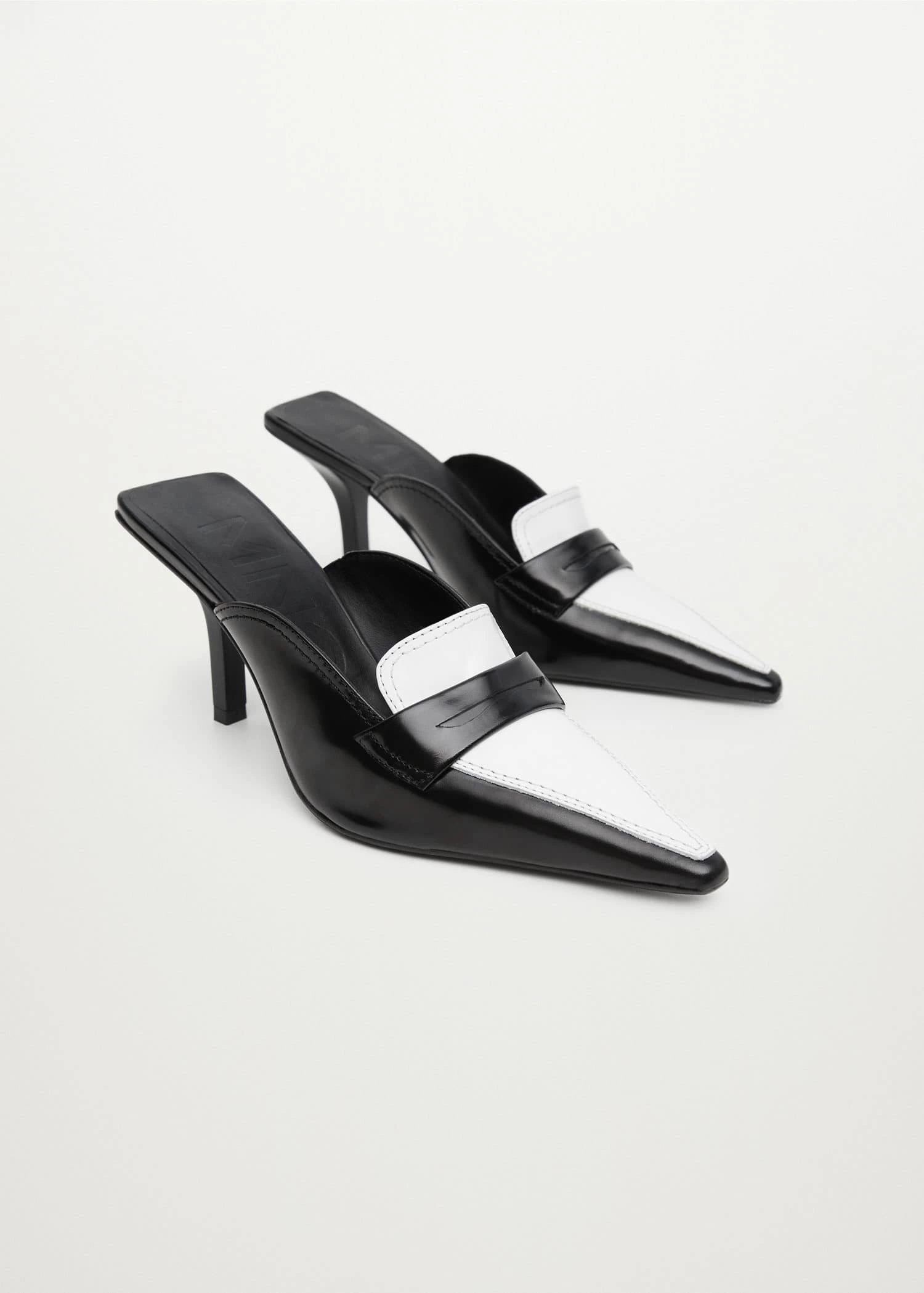 Leather Heel Loafers Black 4 Leather Heel Loafers Black - Image 2