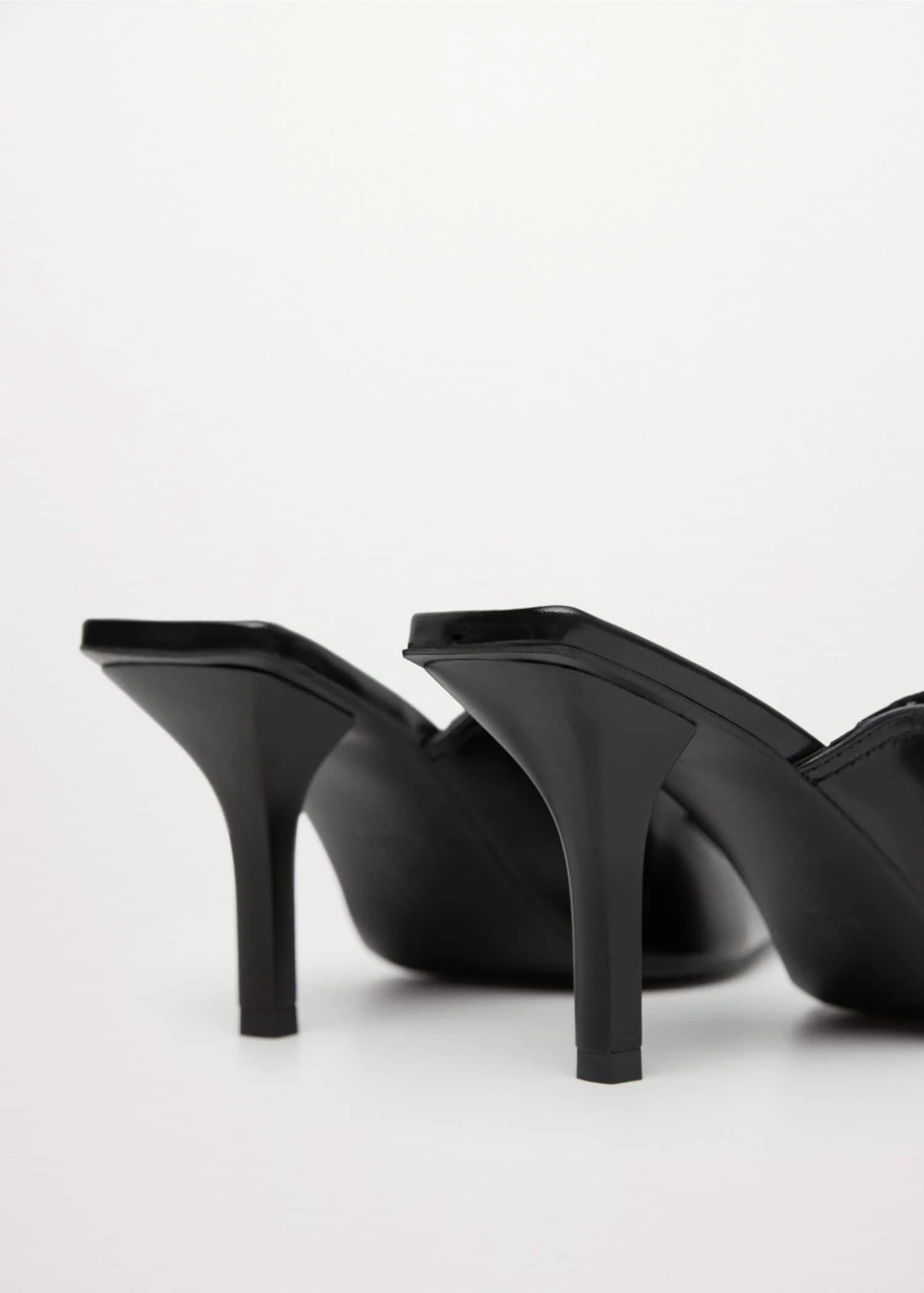 Leather Heel Loafers Black 6 Leather Heel Loafers Black - Image 4