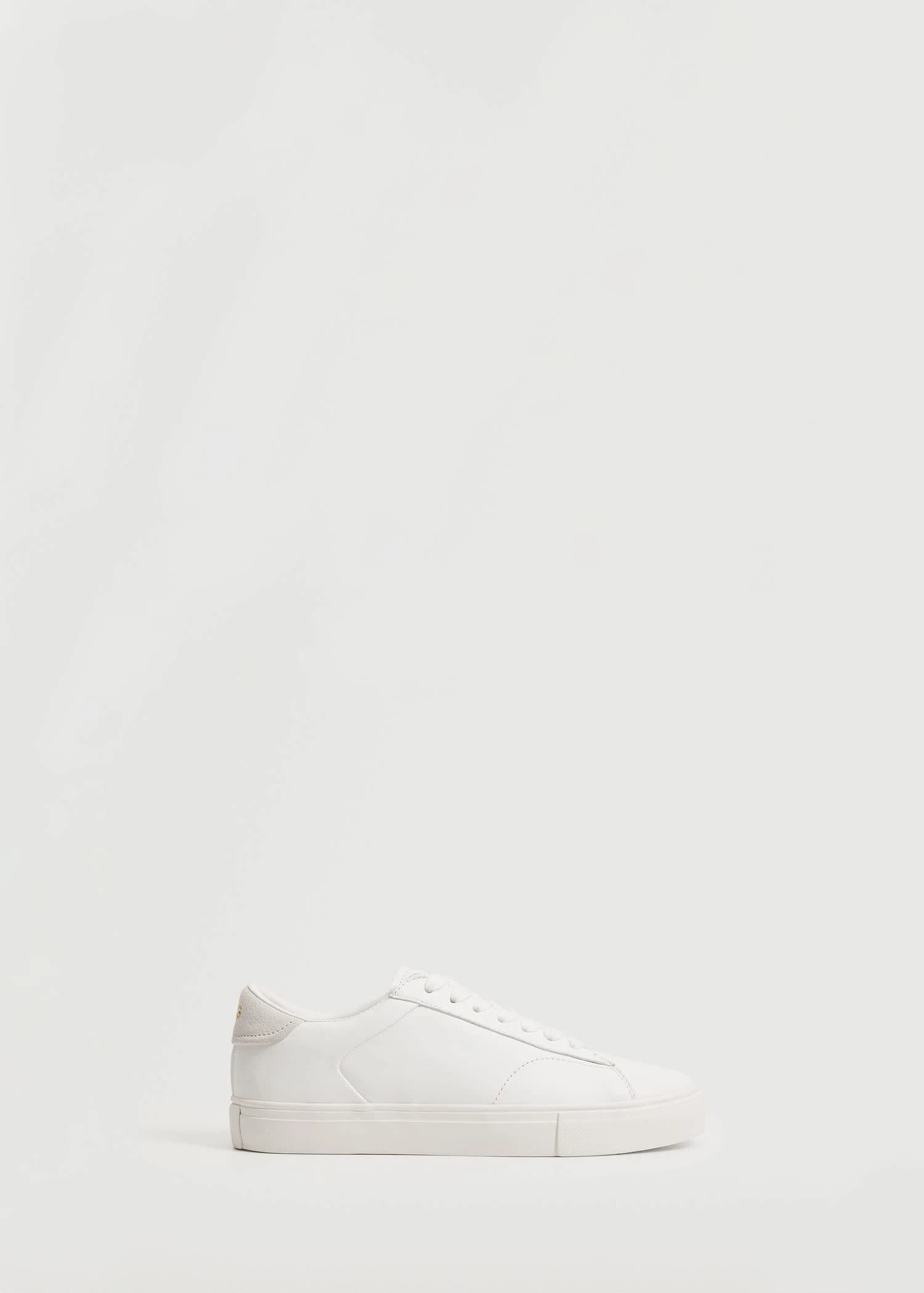 Lace-up Leather Sneakers White 3 Lace-up Leather Sneakers White