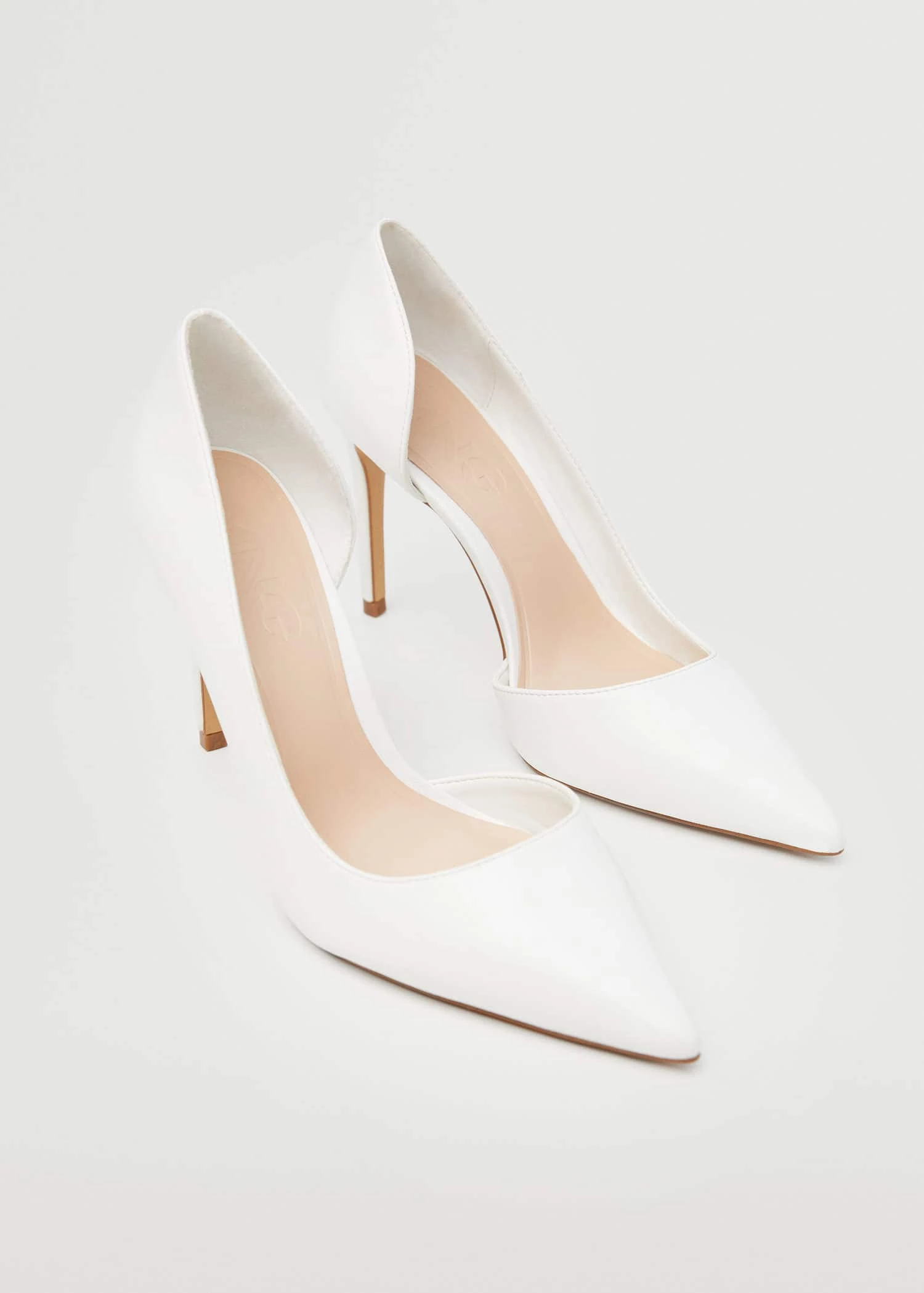 Asymmetric Stiletto Shoes White 4 Asymmetric Stiletto Shoes White - Image 2