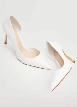 Asymmetric Stiletto Shoes White 11 Asymmetric Stiletto Shoes White -Mango Shoes Sales unnamed file 413