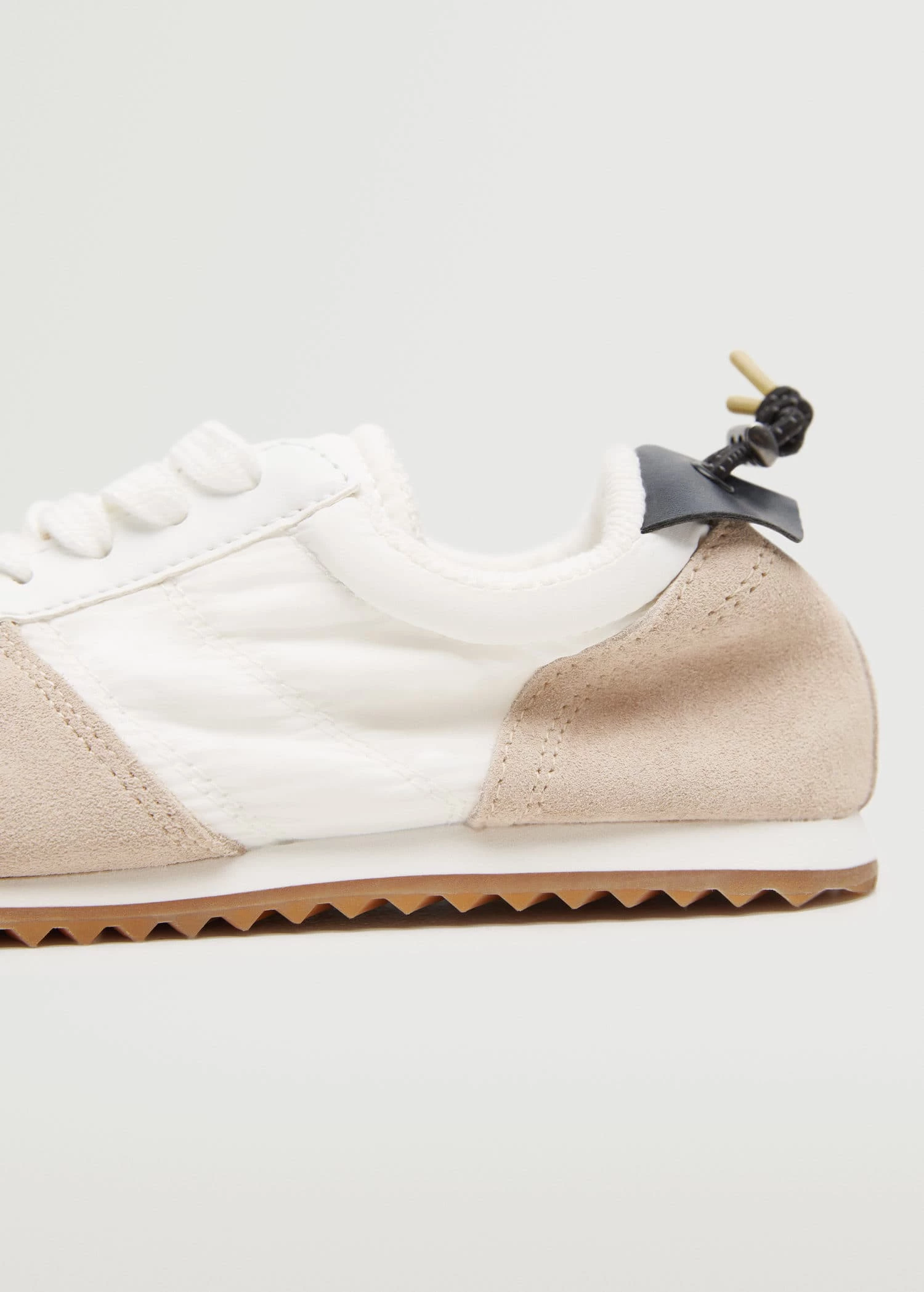 Leather Mixed Sneakers Black 7 Leather Mixed Sneakers Black - Image 5