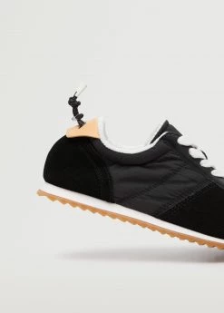 Leather Mixed Sneakers Black 26 Leather Mixed Sneakers Black -Mango Shoes Sales unnamed file 431