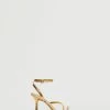 Strappy Heeled Sandals Gold 1 Strappy Heeled Sandals Gold -Mango Shoes Sales unnamed file 472
