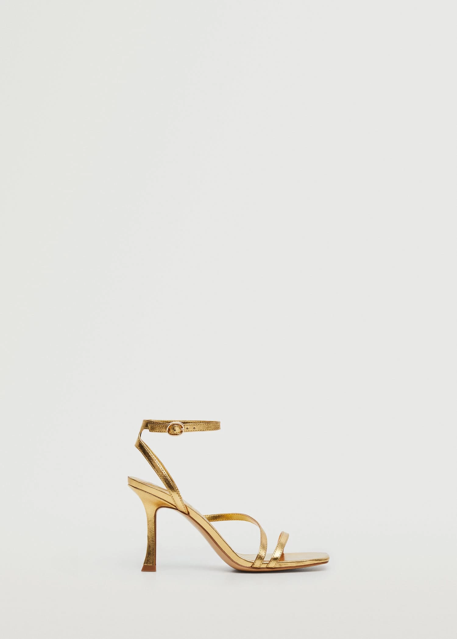 Strappy Heeled Sandals Gold 3 Strappy Heeled Sandals Gold
