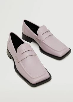 Square-toe Moccasin Lilac 15 Square-toe Moccasin Lilac -Mango Shoes Sales unnamed file 507