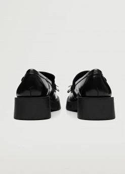 Fringe Patent Loafers Black -Mango Shoes Sales unnamed file 512