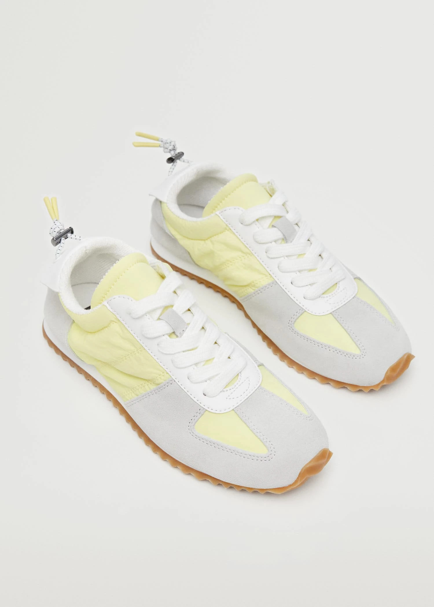 Leather Mixed Sneakers Sky Blue 4 Leather Mixed Sneakers Sky Blue - Image 2