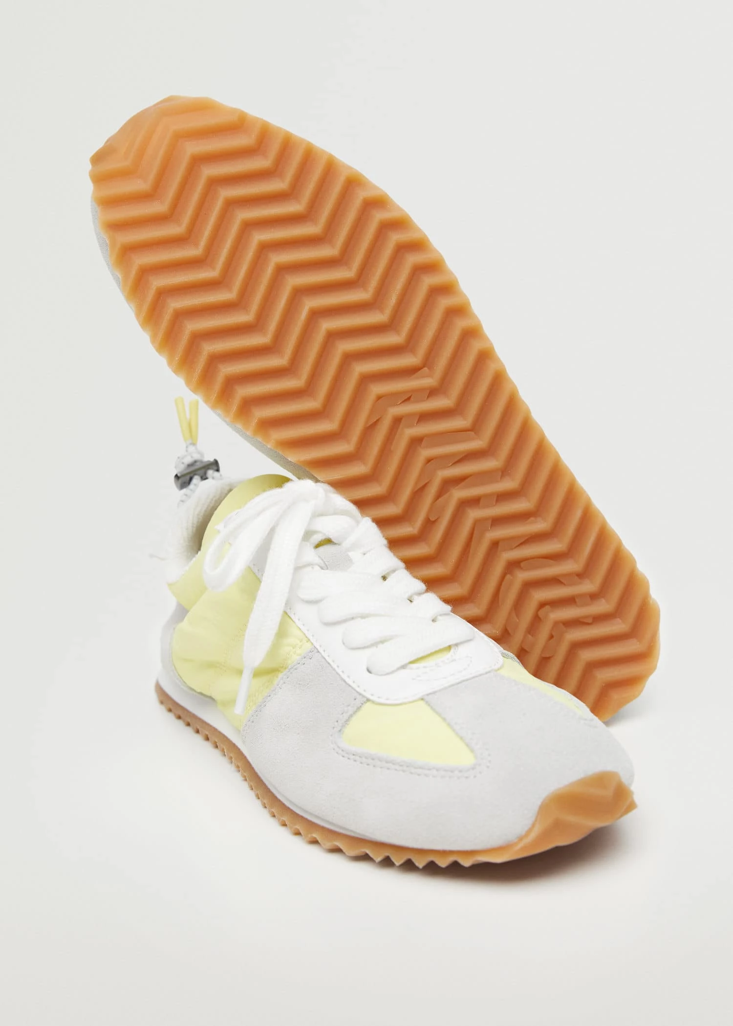 Leather Mixed Sneakers Sky Blue 6 Leather Mixed Sneakers Sky Blue - Image 4