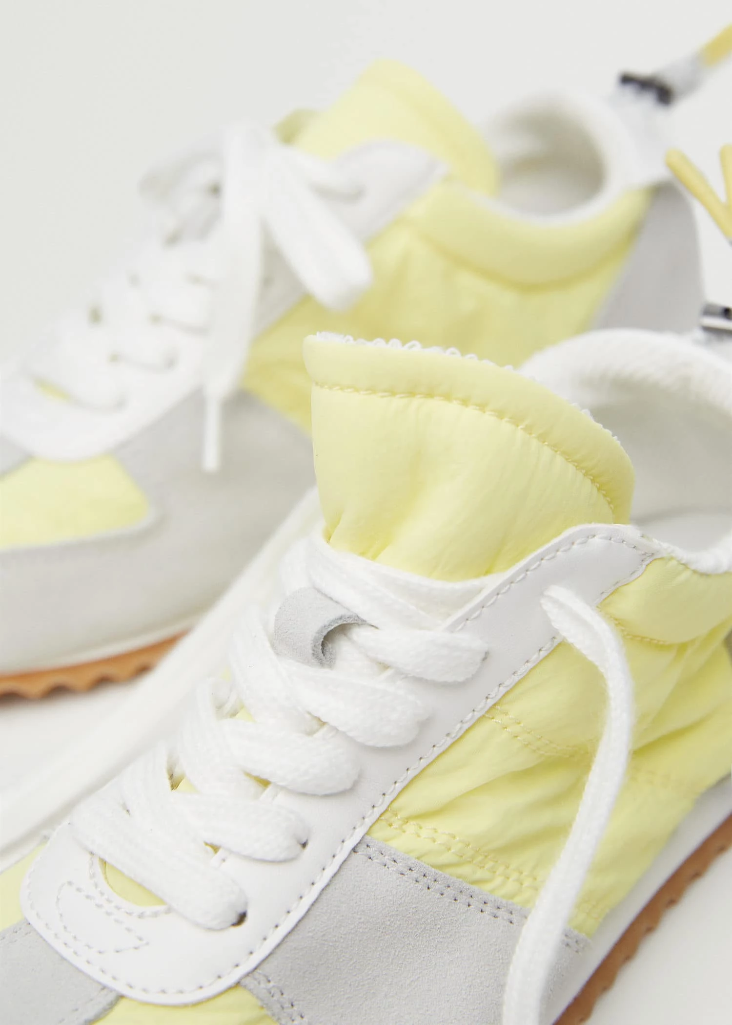 Leather Mixed Sneakers Sky Blue 13 Leather Mixed Sneakers Sky Blue - Image 11