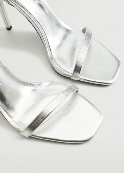 Ankle-cuff Sandals Silver 24 Ankle-cuff Sandals Silver -Mango Shoes Sales unnamed file 544