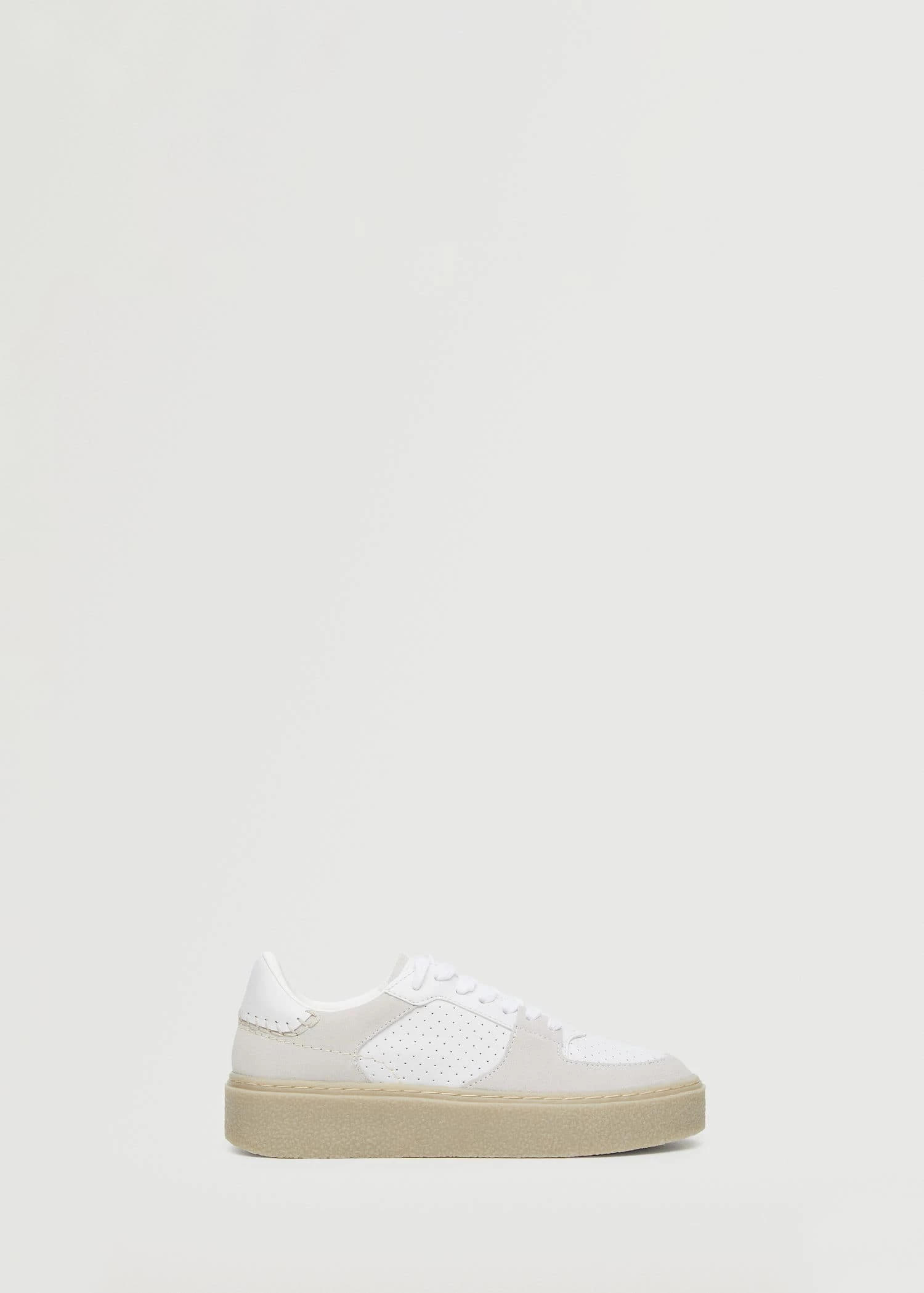 Lace-up Leather Sneakers Light/pastel Grey 3 Lace-up Leather Sneakers Light/pastel Grey
