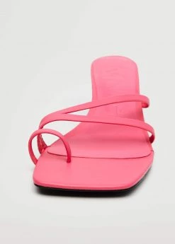 Straps Heel Leather Sandals Black 21 Straps Heel Leather Sandals Black -Mango Shoes Sales unnamed file 62