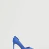 Asymmetric Stiletto Shoes Blue