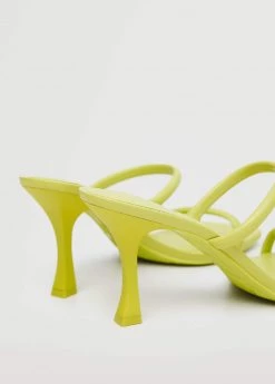 Strappy Heeled Sandals Lime -Mango Shoes Sales unnamed file 686