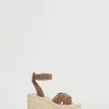 Leather Wedge Sandals Light/pastel Brown 1 Leather Wedge Sandals Light/pastel Brown -Mango Shoes Sales unnamed file 694