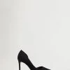Asymmetric Stiletto Shoes Black