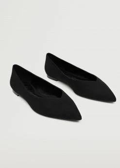 Ballerina Shoes With Tip Black -Mango Shoes Sales unnamed file 746