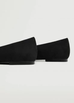 Ballerina Shoes With Tip Black -Mango Shoes Sales unnamed file 747