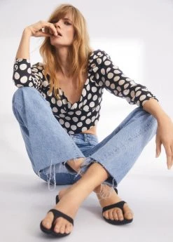 Heel Non-structured Sandals Black