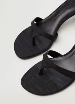 Heel Non-structured Sandals Black -Mango Shoes Sales unnamed file 810