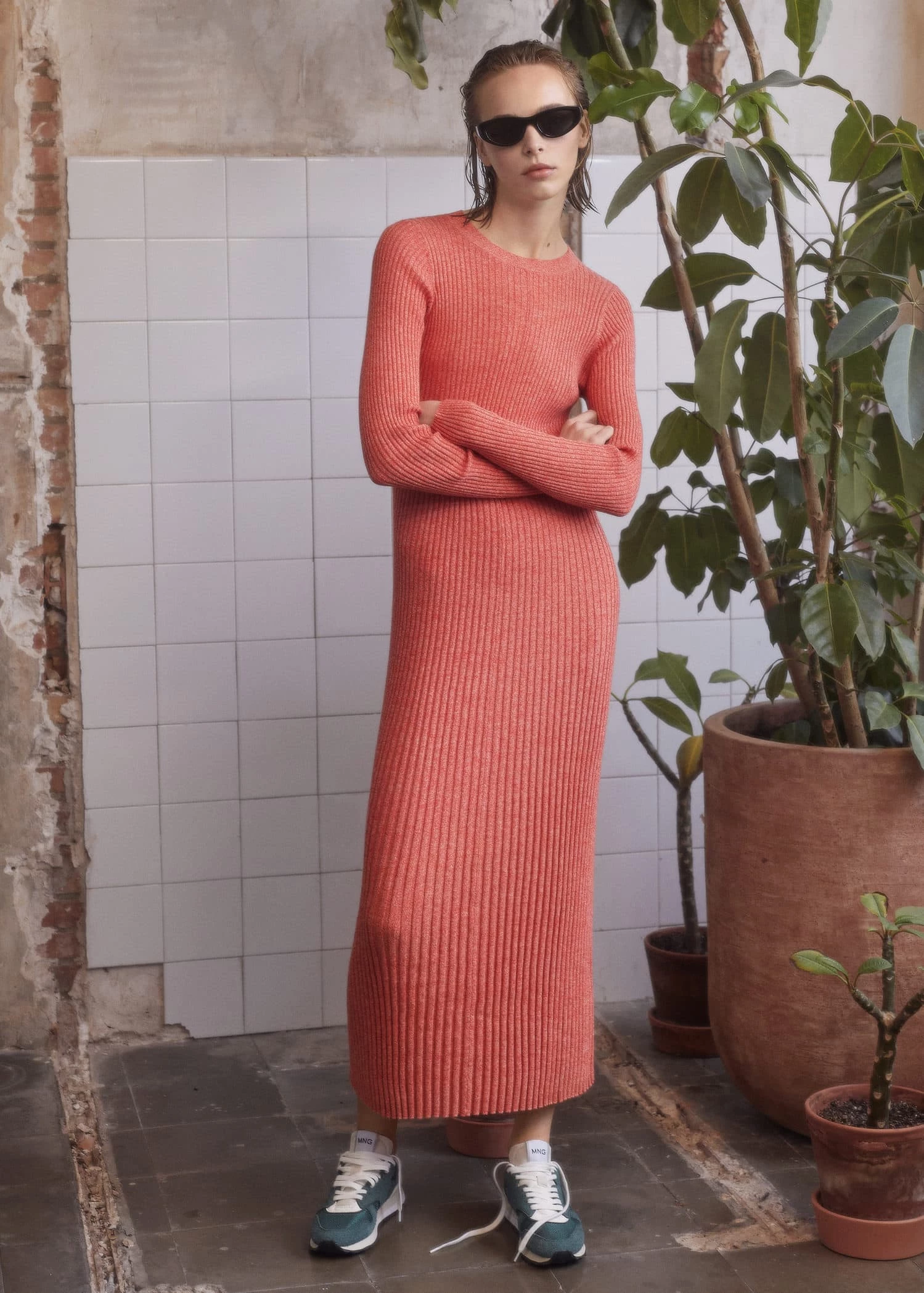 Lace-up Leather Sneakers Beige 8 Lace-up Leather Sneakers Beige - Image 6