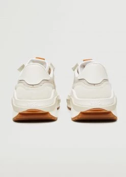 Lace-up Leather Sneakers Beige -Mango Shoes Sales unnamed file 849