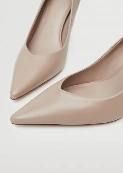 Heel Leather Shoes Light/pastel Brown 25 Heel Leather Shoes Light/pastel Brown -Mango Shoes Sales unnamed file 874