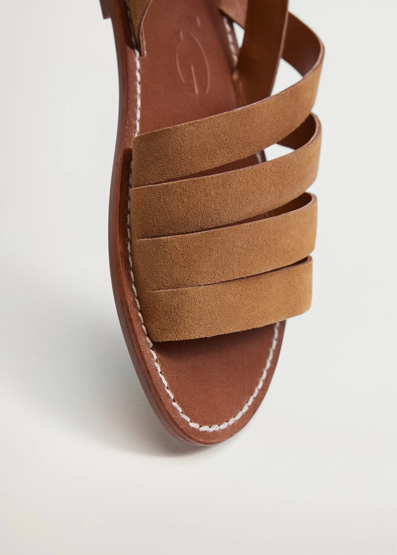 Leather Straps Sandals Cognac 5 Leather Straps Sandals Cognac - Image 4