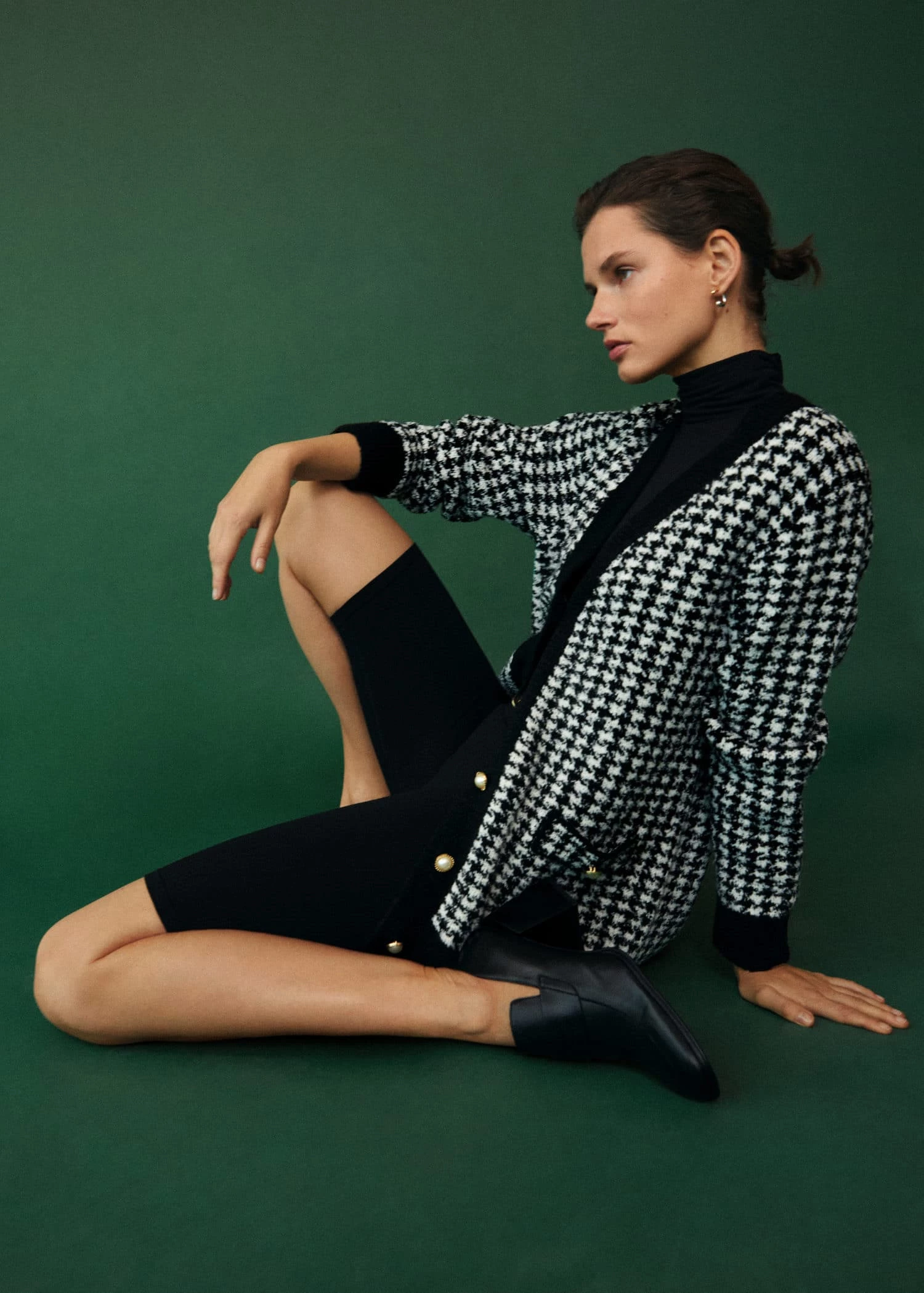 Heel Leather Shoes Black 2 Heel Leather Shoes Black