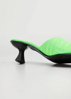 Heel Non-structured Sandals Green -Mango Shoes Sales unnamed file 948