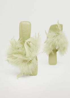 Feather Leather Sandals Pastel Green 13 Feather Leather Sandals Pastel Green -Mango Shoes Sales unnamed file 978